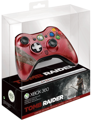 FINAL - Xbox 360 Tomb Raider Limited Edition Wireless Controller - Boxed