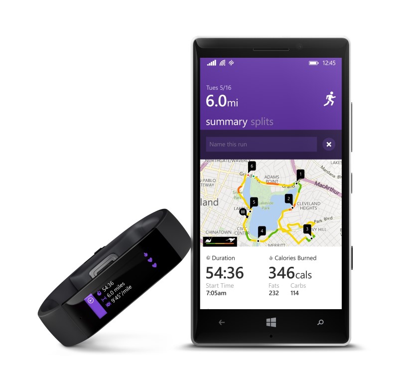 MicrosoftBand_Phone_RunMappingUI